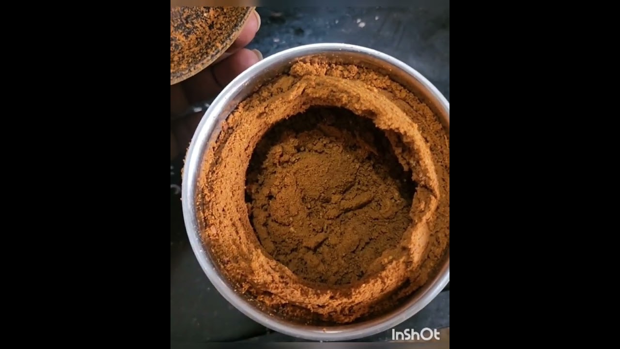 Vangibath powder and Vangibath recipe 😋 👌 😍 #cooking#recipe #food #vlife 