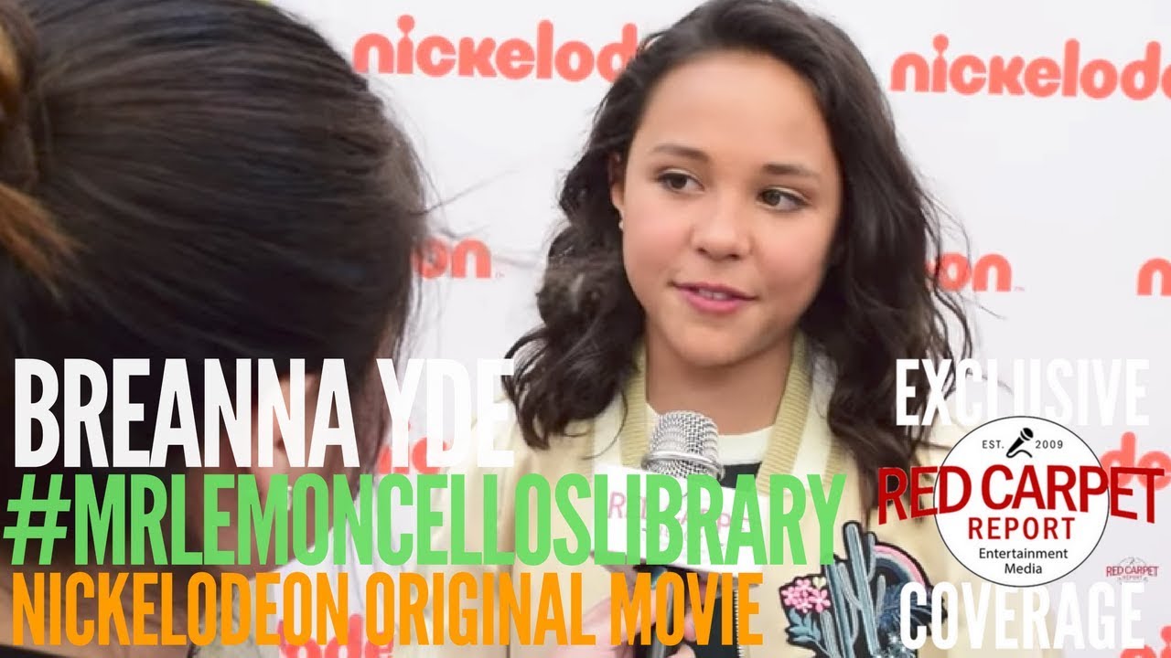 Breanna Yde interview at Nickelodeon's Escape From Mr. Lemoncello's Library Movie Event