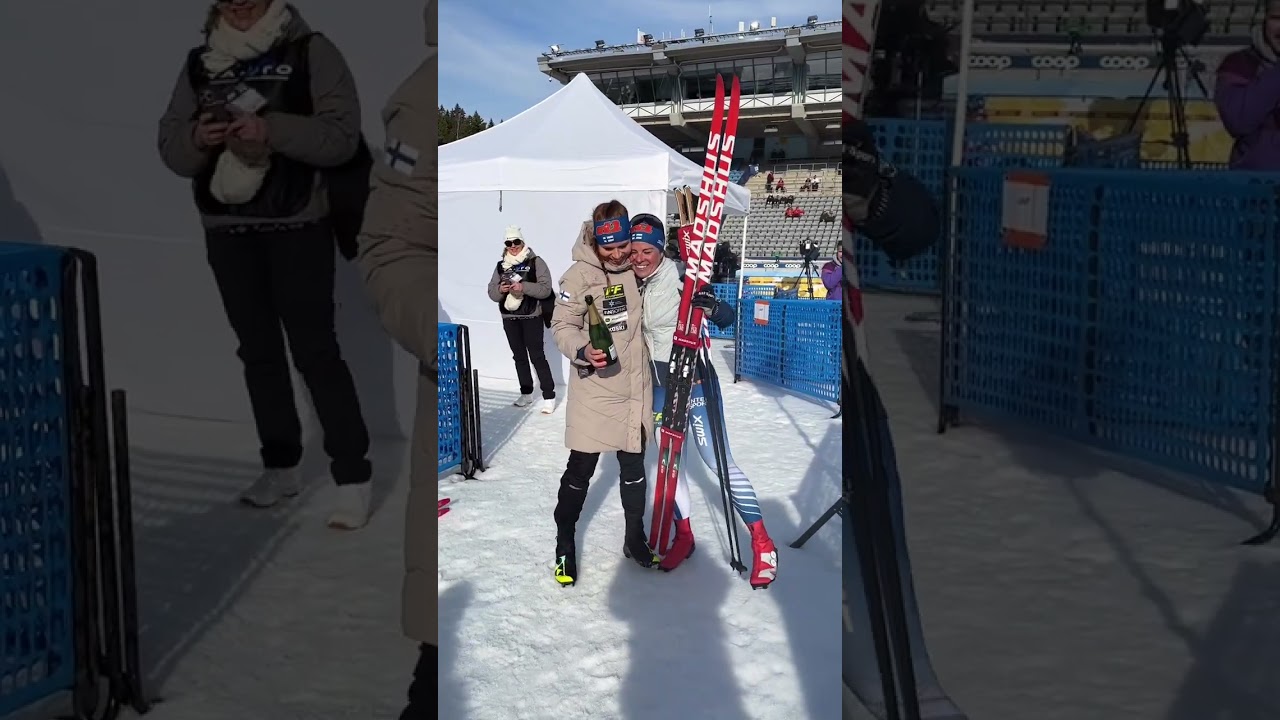 Krista Pärmäkoski hiihti viimeisen kerran Salpausselän kisoissa