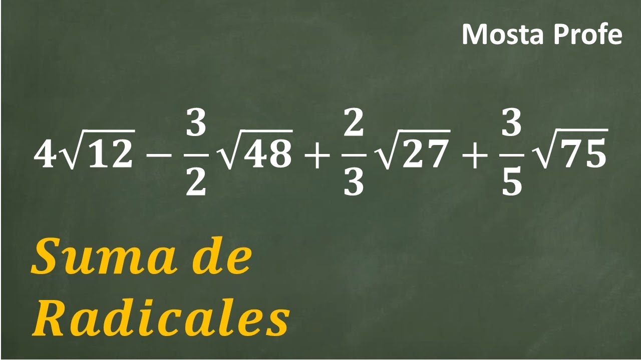 Suma Y Resta de Radicales con Fracciones Aprende a Simplificar Sumas Restas con Raíces Cuadradas 16