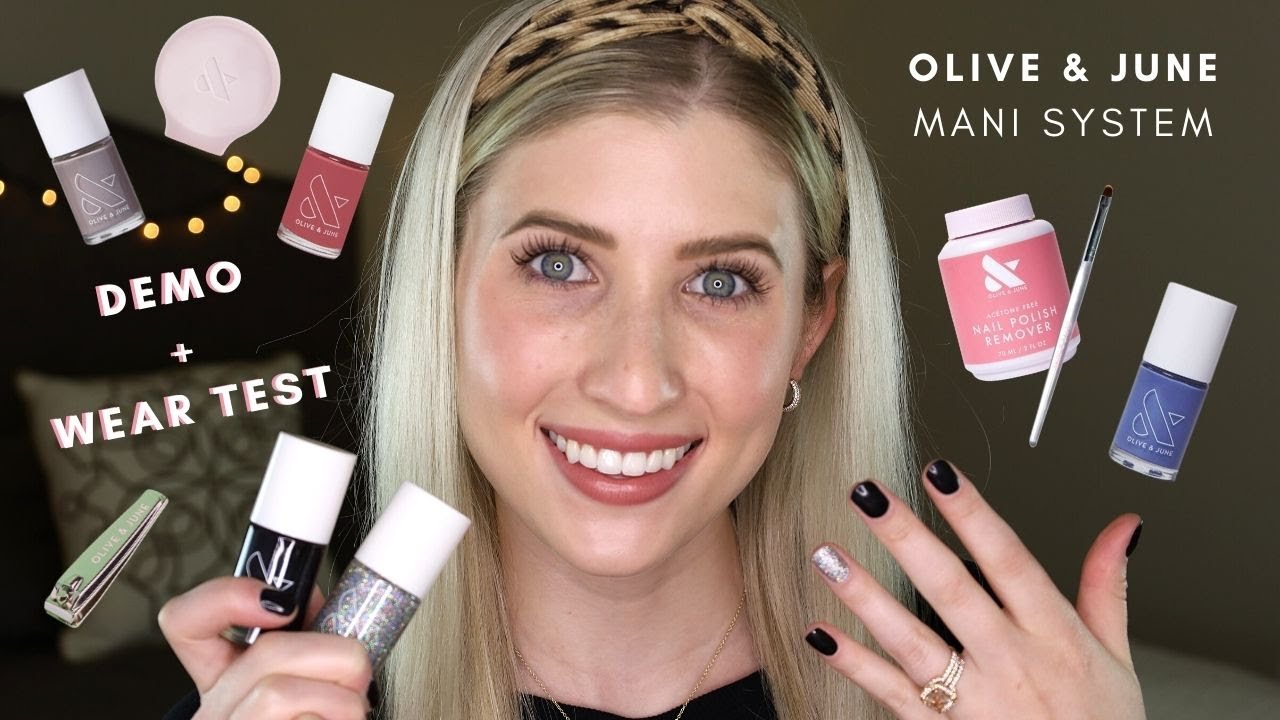 Система маникюра OLIVE & JUNE // ТЕСТ НА ИЗНОС + Демонстрация