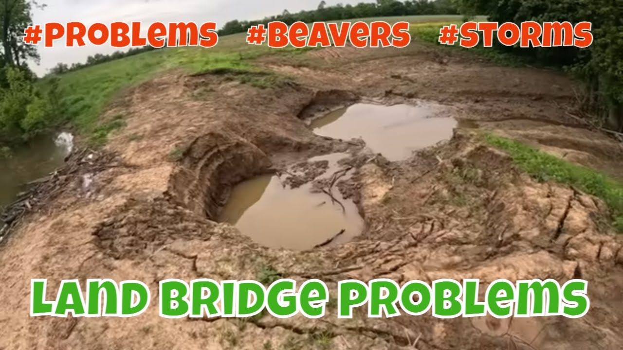 Raging Flood Waters Destroy Land Bridge!!