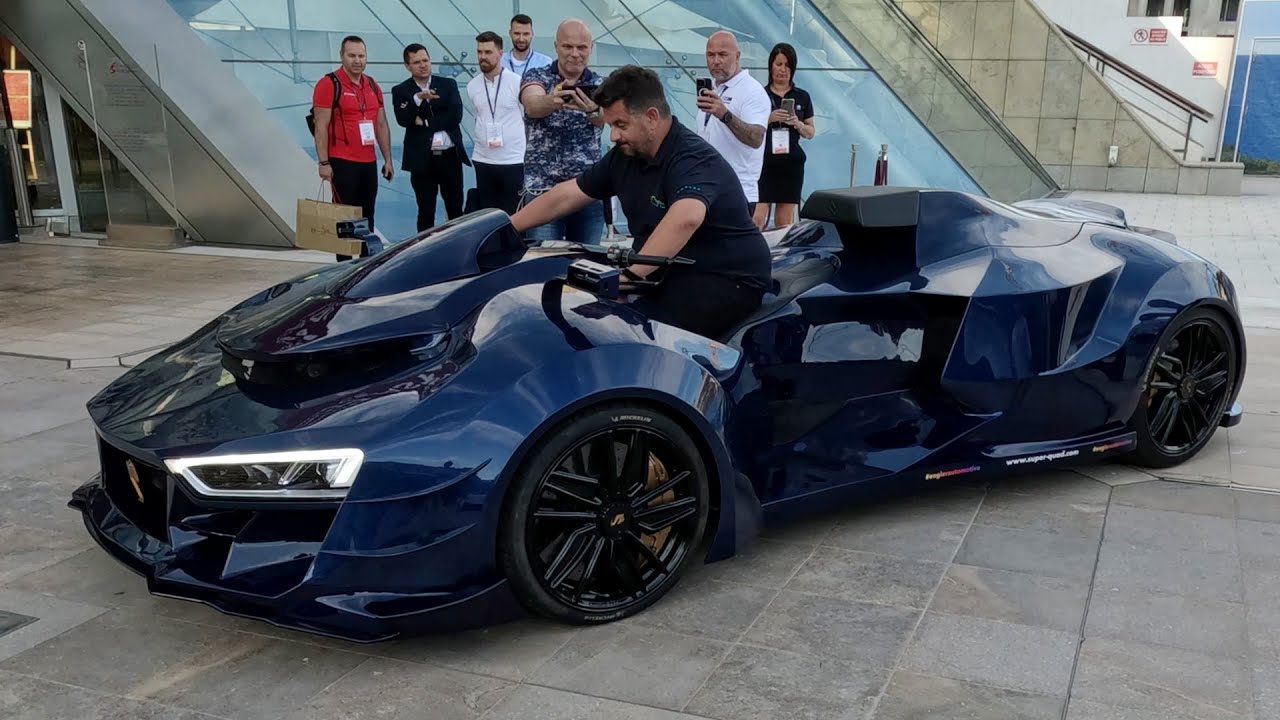 INCREDIBLE Costs as much as 3 (!) Lamborghini Hurac&aacute;ns! Engler Desat Superquad driving in Monaco 4K