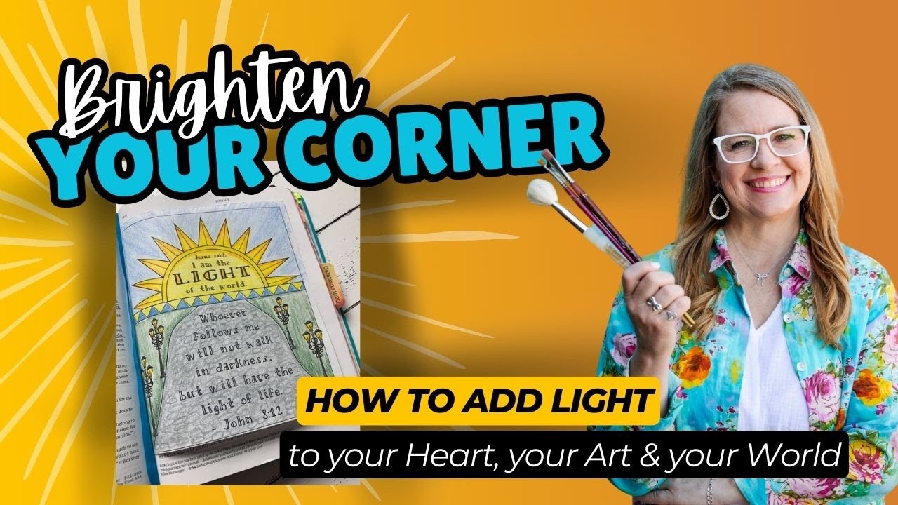Bible Journaling Art Tutorial: Shading & Lighting with Colored Pencils | Grow in Faith & Creativity