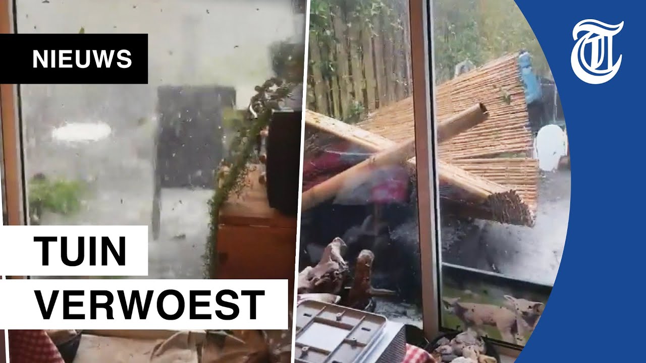 Beelden: zo heftig was de storm