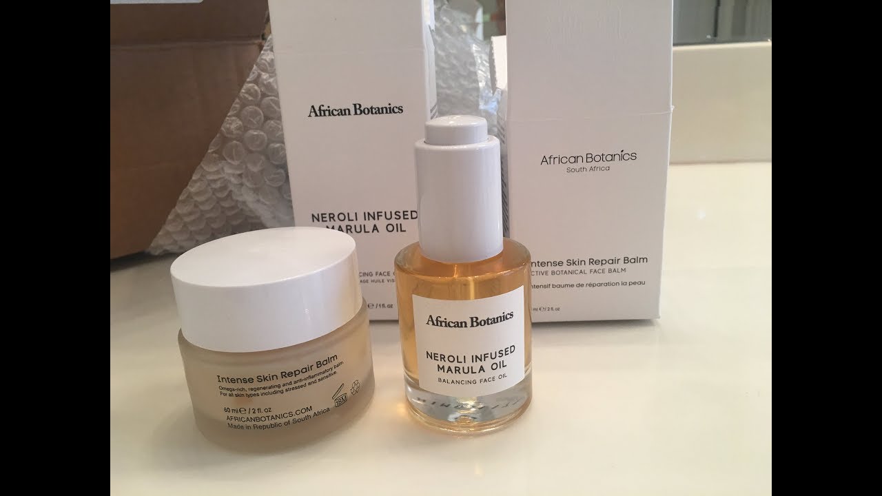Unboxing AFRICAN BOTANICS Skincare 🥰 + APPLICATION (Spanish)