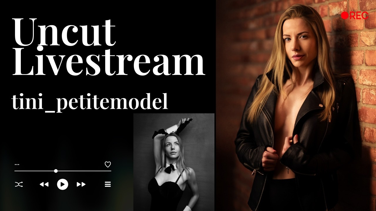 Uncut Livestream Modelshooting mit Martina | Studio Portrait Session