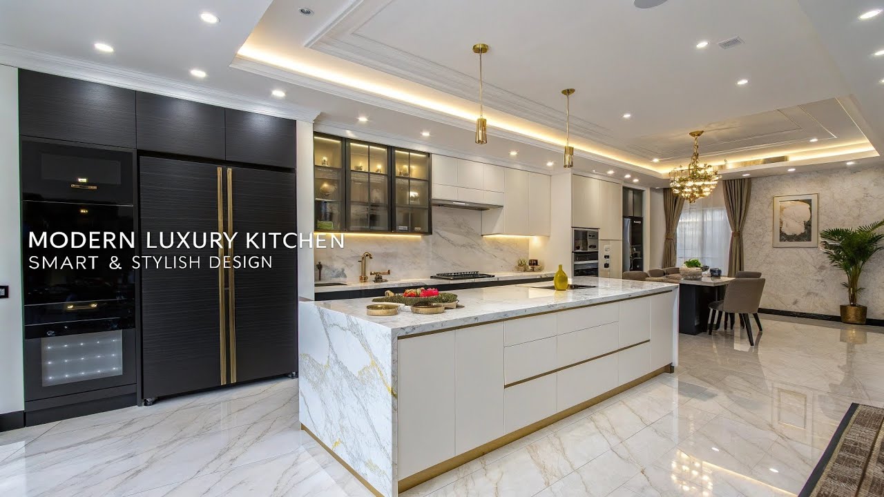 Modern Luxury Kitchen Design | Smart & Stylish Cooking Space