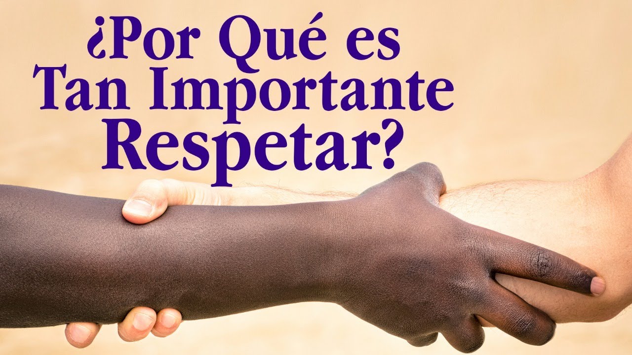 Cuando hay respeto, no aceptas violencia