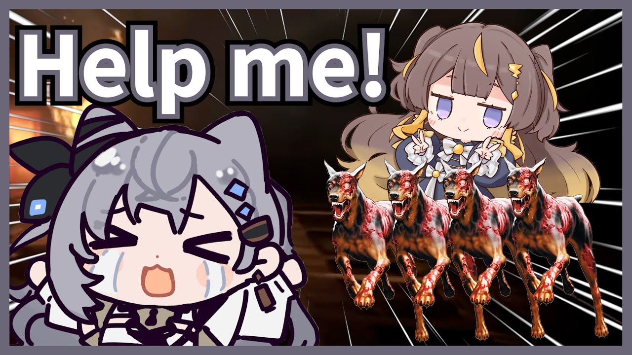 Zeta Tried To Leave Anya Behind To Be Eaten By Zombie Dogs But...【Hololive  ID / Eng Sub】