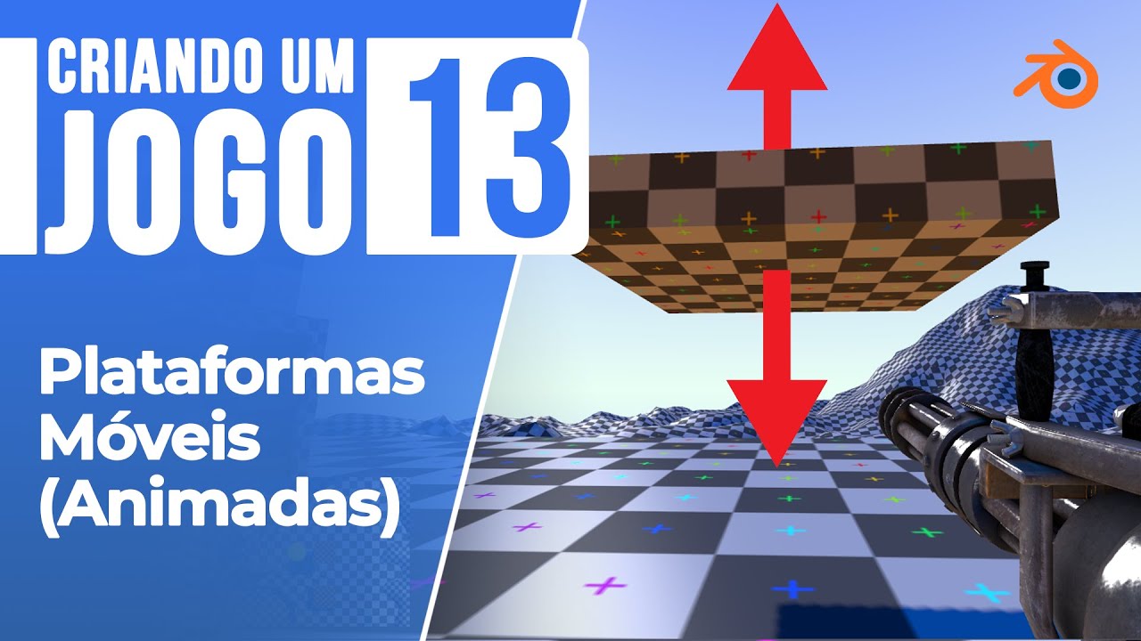Plataformas Móveis (Animadas) | Criando um Jogo no Blender [EP13]