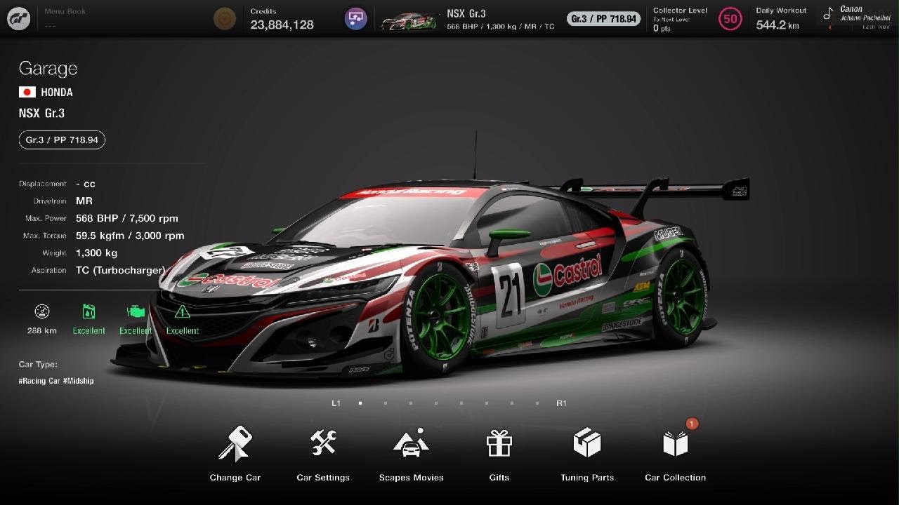 Gran Turismo 7 GT Cup gr.3 Honda NSX gr.3 Daytona Road Course chili pepper