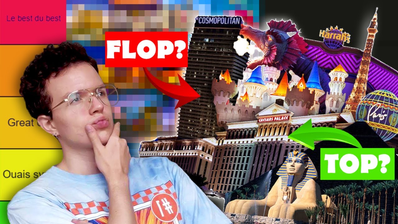 Les MEILLEURS et les PIRES hôtels du strip de LAS VEGAS (Tier List)