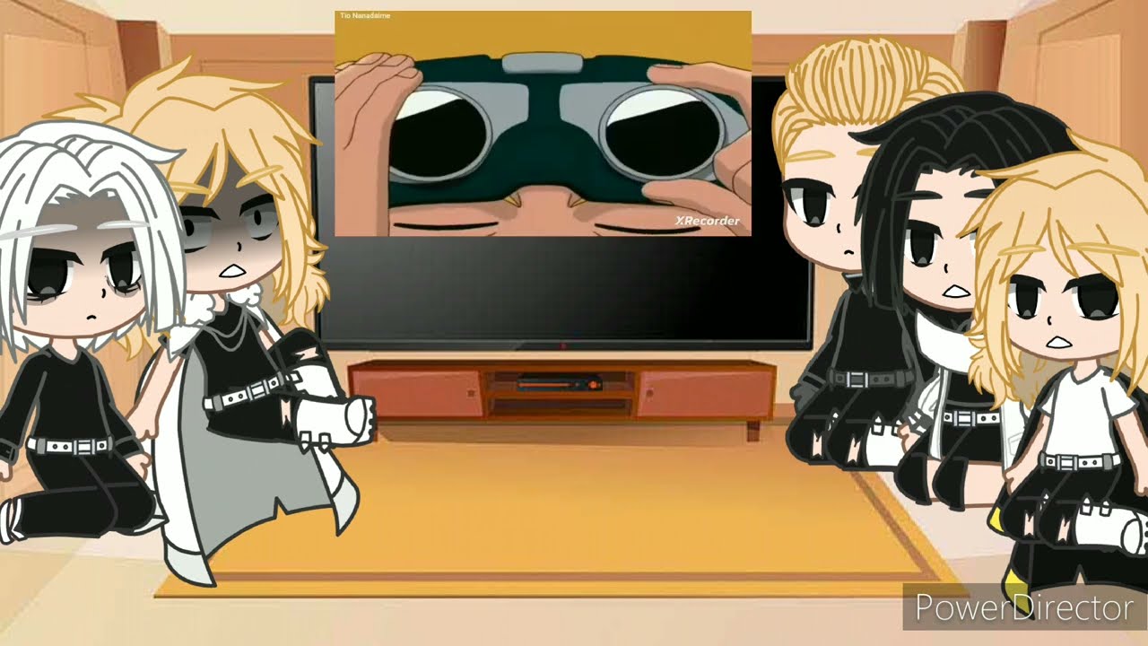 Mikey's react to vídeos, Takemichi es Naruto y Mikey es Sasuke {Mitake?¿} {Gacha Nox}