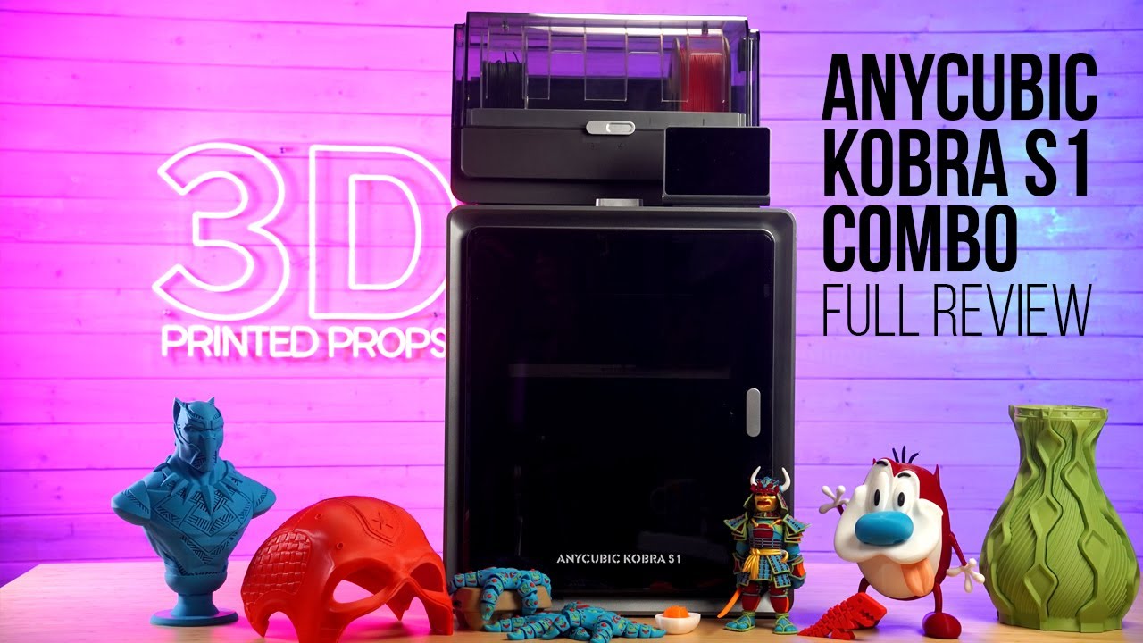 Anycubic Kobra S1 Combo - Fantastic Printer - Full Review