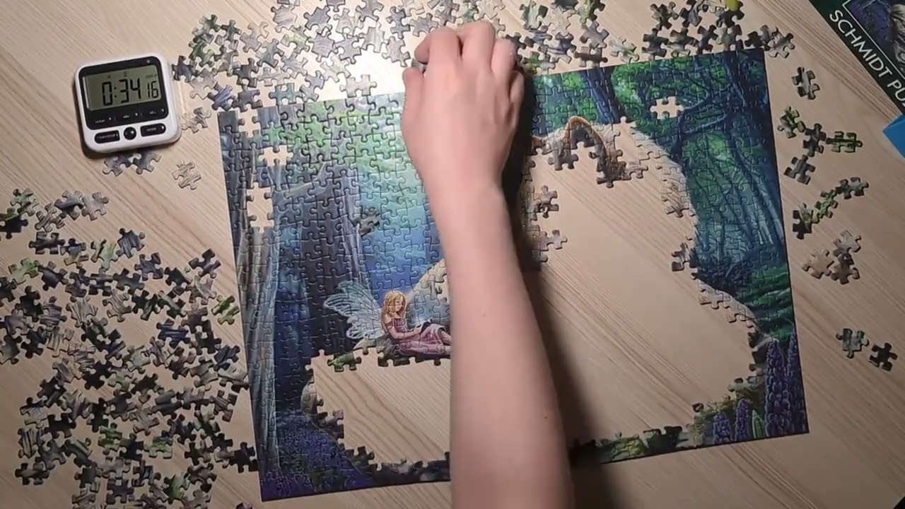 500 Piece Puzzle Timelapse | Schmidt: The Wolf and the Elf