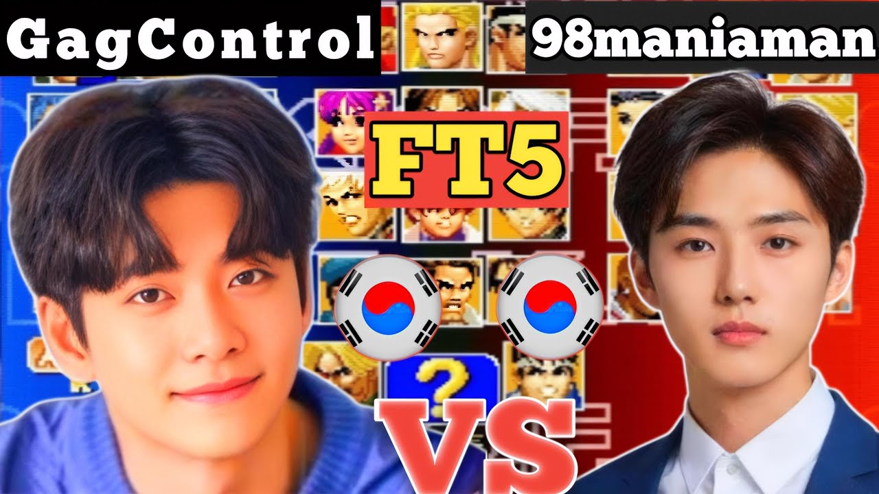 KOF 98 - GagControl (堵嘴控制) vs 98maniaman (98規) FT5 - The King Of Fighters 98