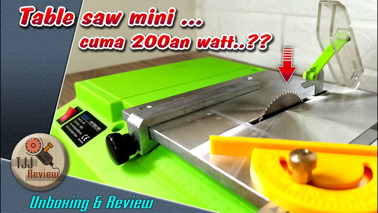 Table saw mini low-watt, test & Review MINI TABLESAW MINLEAF ML-MS1