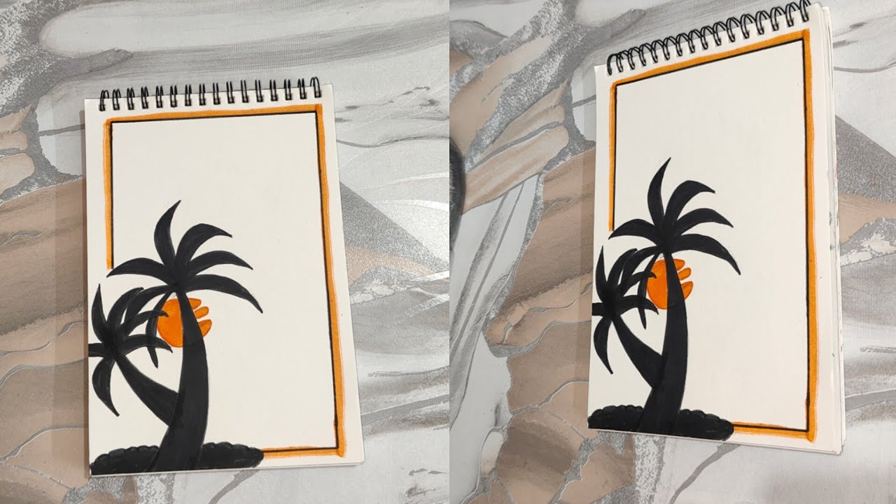 Easy border design for school project 🎨🖌️