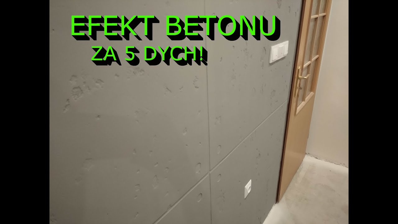 Jak wykonać samemu efekt betonu z tynku gipsowego MP 75? Krok po kroku. Cena materiałów 50zł???