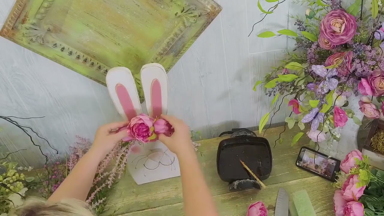 Adorable Chunky Bunny Shelf Sitter | Spring Craft Tutorial
