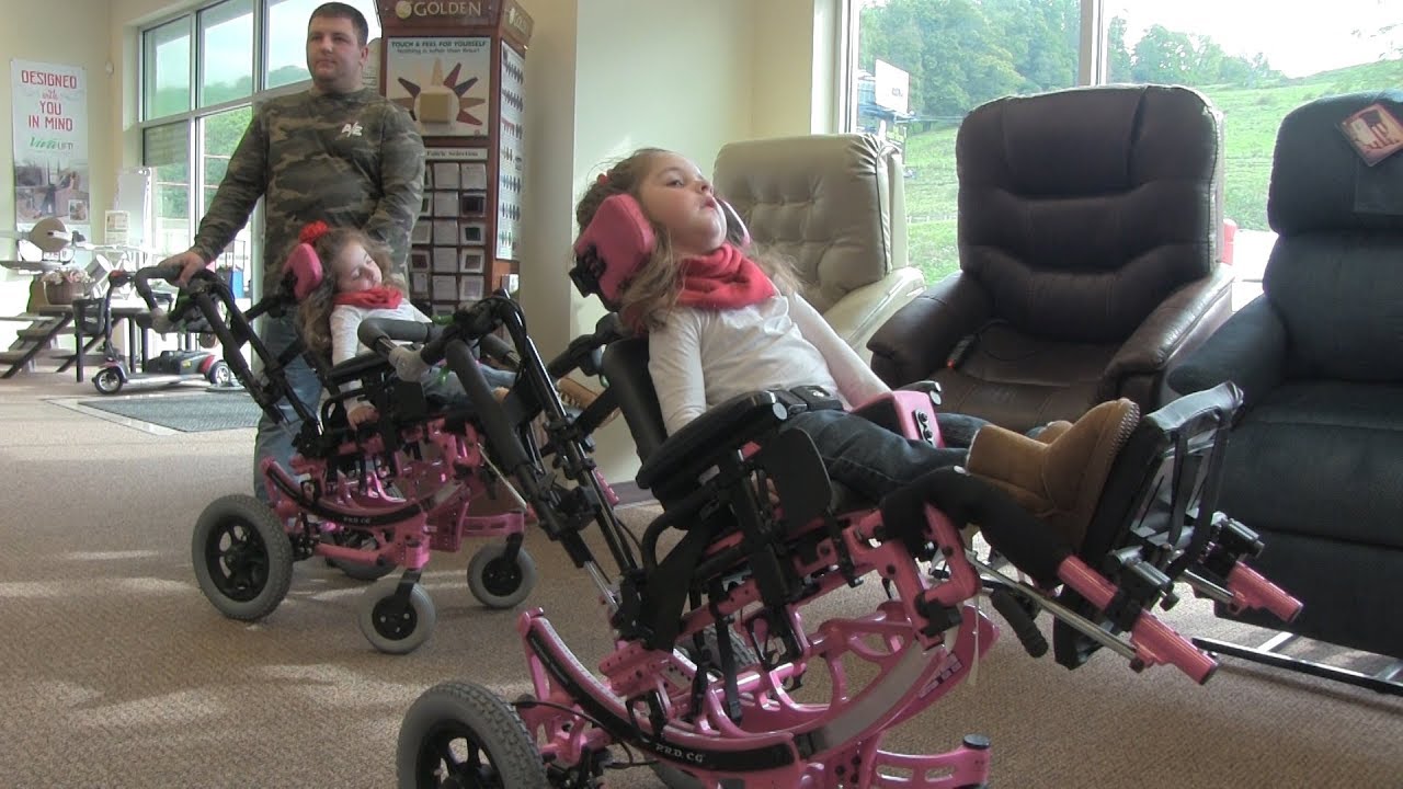 West Virginia Twins with MLD Get Custom Wheelchairs