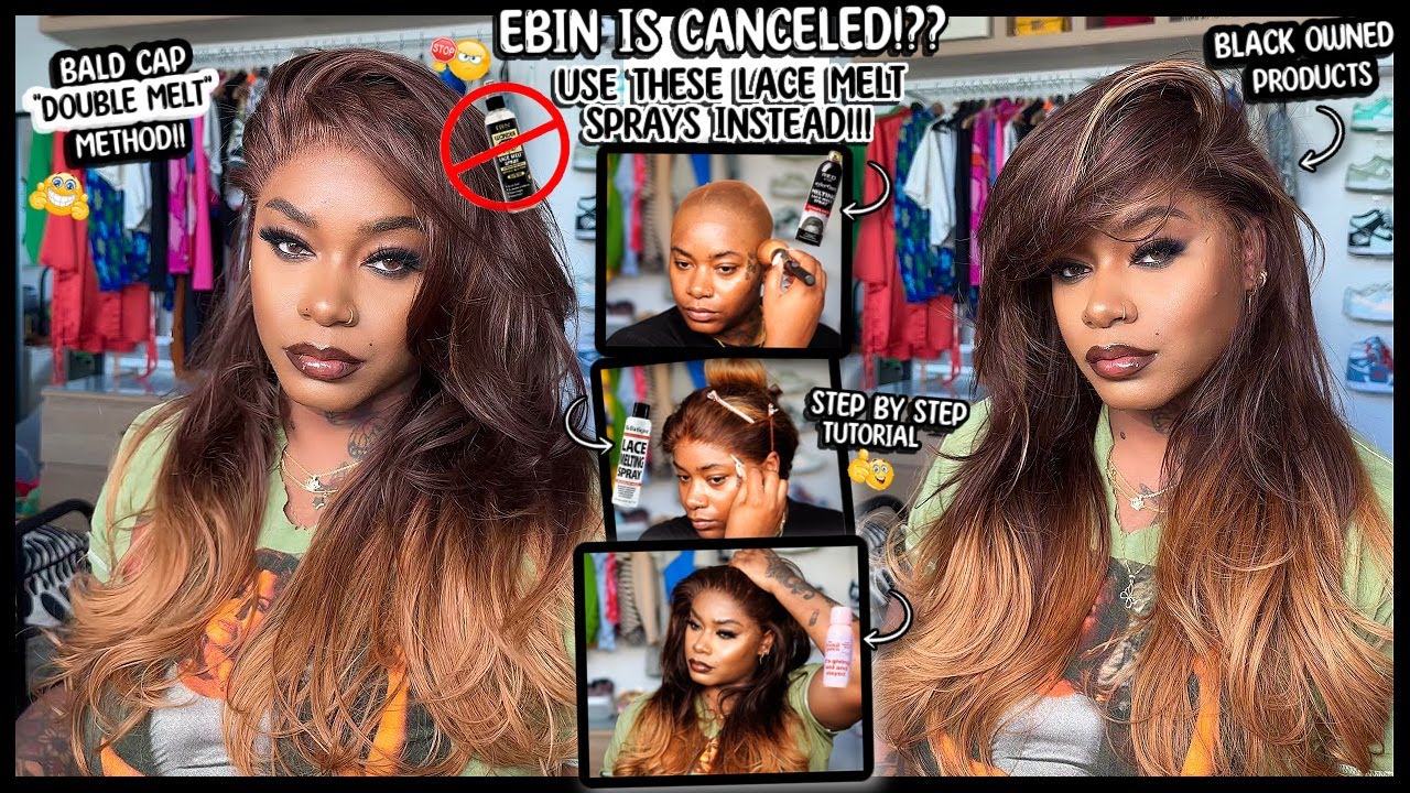 EBIN IS CANCELED!! USE THESE $7 LACE MELT SPRAYS INSTEAD 👀 | 💦 Sweat Test 💧 | Save Your Edges |