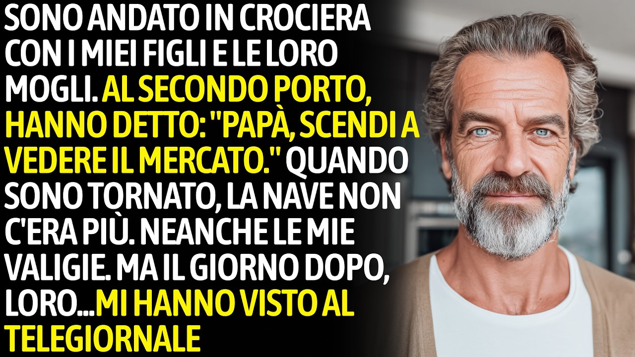 Mio Figlio Mi Ha Abbandonato In Crociera Ma Il Giorno Dopo Mi Ha Visto Al Telegiornale