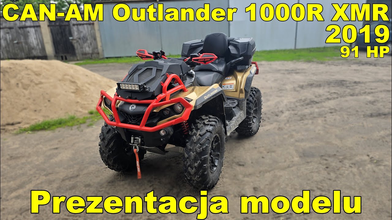 Prezentacja CAN-AM Outlander 1000R XMR 2019 | Następca po CF MOTO 520L, czy godny? to się okaże...