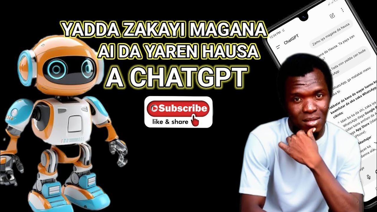 Yadda Zakayi magana da AI da yaren hausa a chatgpt ✅✅✅✅