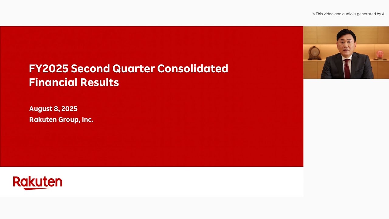 Rakuten Group, Inc. FY2025 Q2 Financial Results Presentation