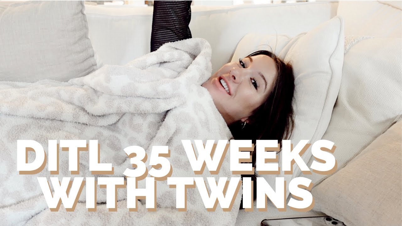 DAY IN THE LIFE 35 WEEKS WITH TWINS | PREGNANT | heather fern