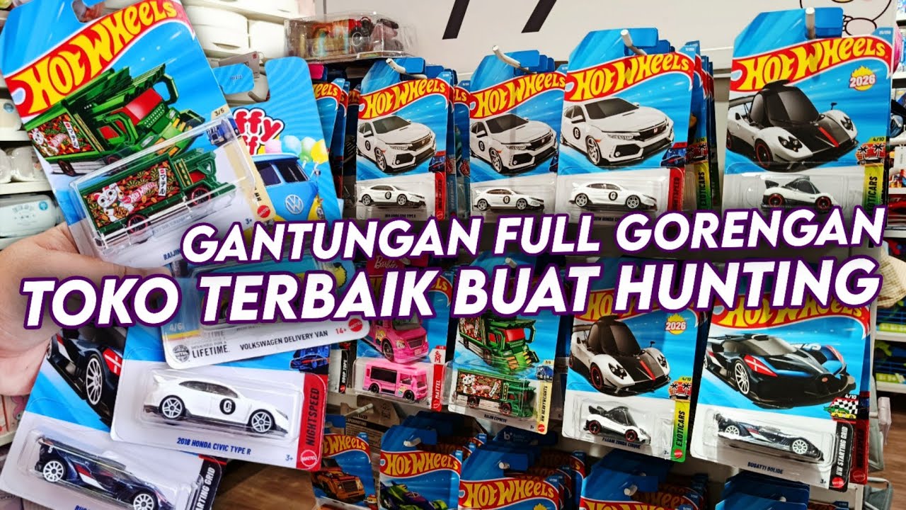 Spot Hunting TERBAIK Toko Yang Selalu Restock HOT Item Terbaru HUNTING HOT WHEELS 2026
