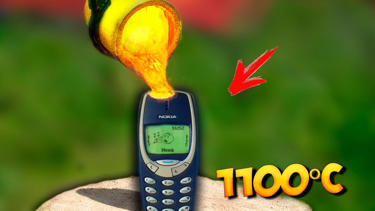 EXPERIMENT: LAVA vs NOKIA 3310 vs DEEP FRYER