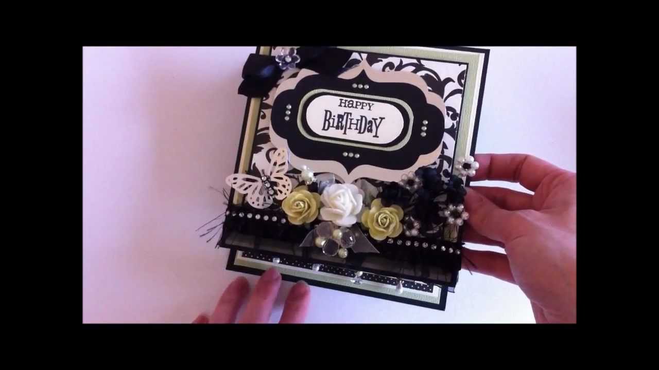Completed Easel Stick Pin Card