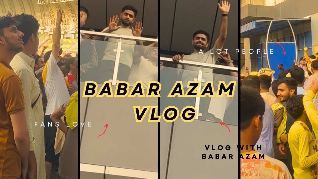 I MET BABAR AZAM! | Behind The Scenes at Imran Khan Stadium | Peshawar Zalmi v Legends XI Vlog 