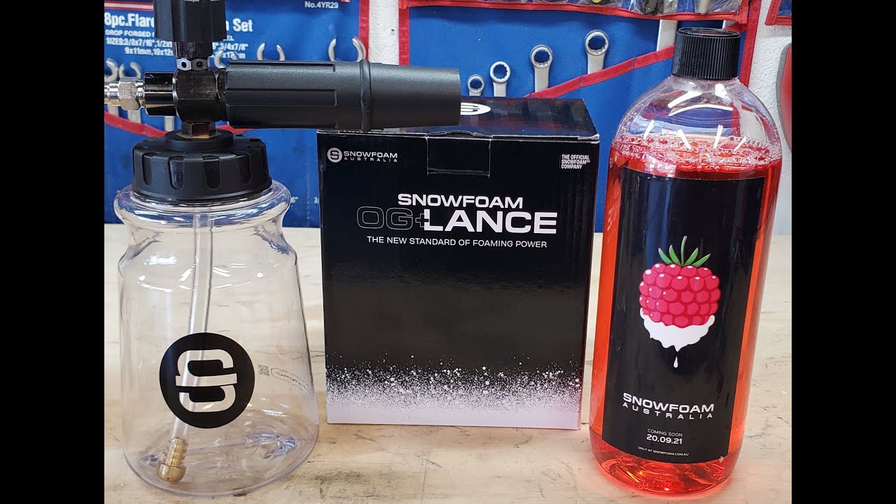 SNOWFOAM AUSTRALIA | BERRY THICK SNOW FOAM AND OG PLUS | FOAM LANCE REVIEW -