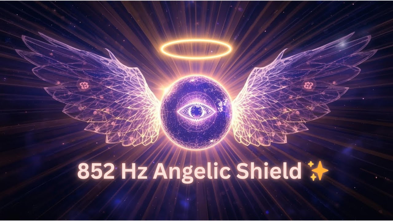 852 Hz | Angelic Aura Protection & Third Eye Awakening