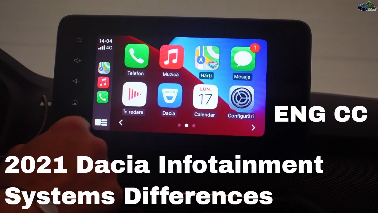 Dacia Media Nav vs Media Display vs Media Control (ENG CC)