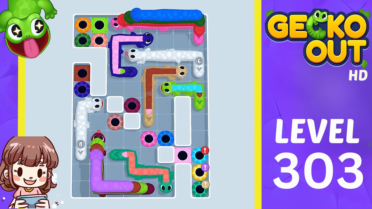 Gecko Out Level 303 Solution Walkthrough