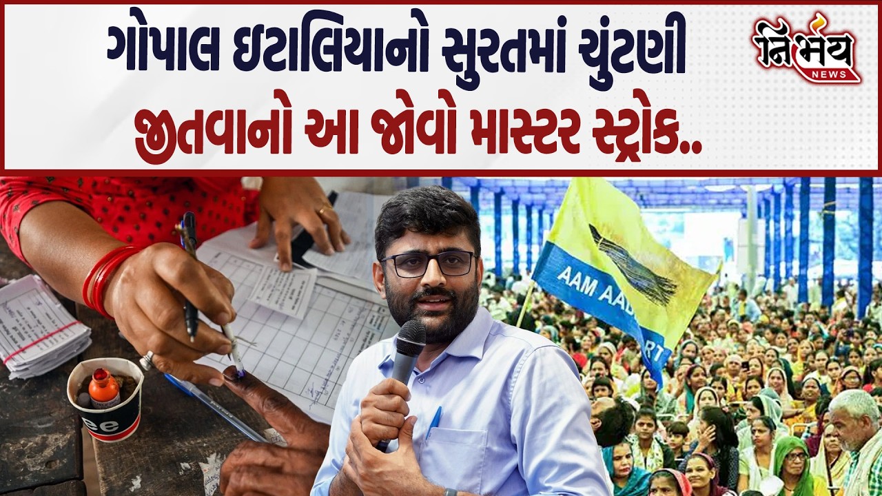 Gopal Italia એ કેમ કહ્યું Surat થી ચુંટણી આ વખતે AAP જીતવાની છે...| BJP | Nirbhay|