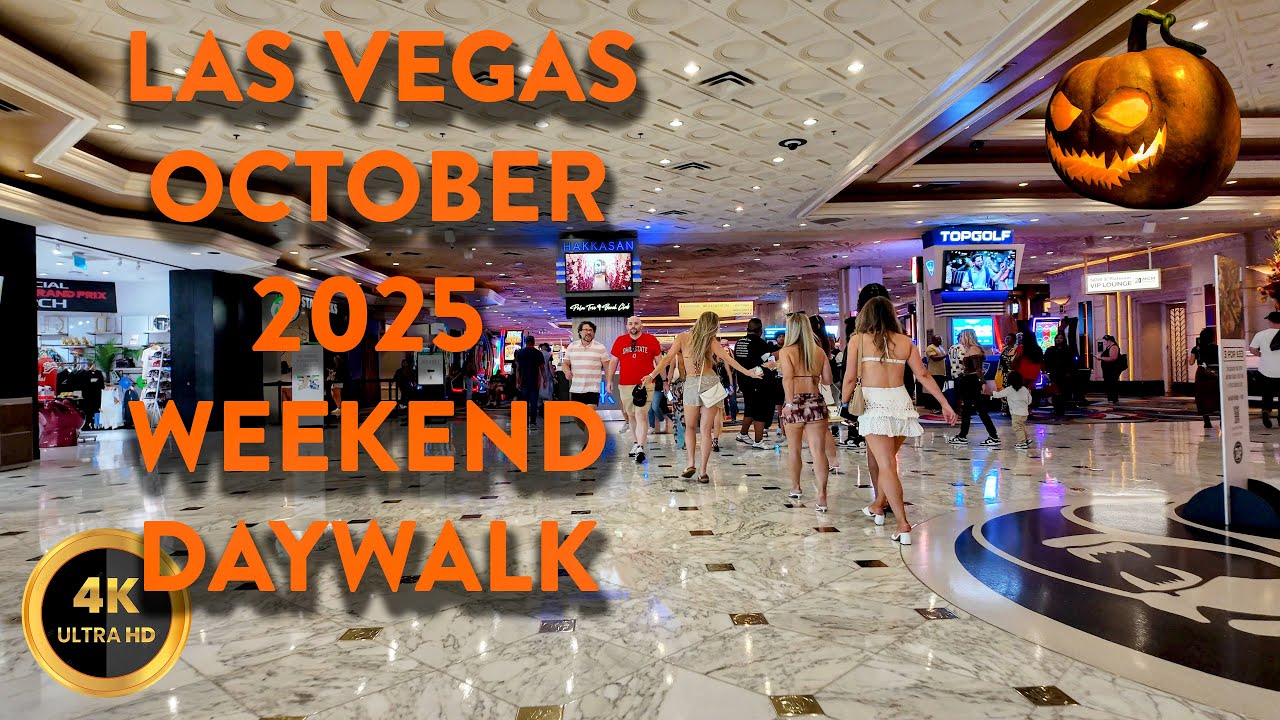 Las Vegas Strip October 2025! Daytime Walk Through 🎃