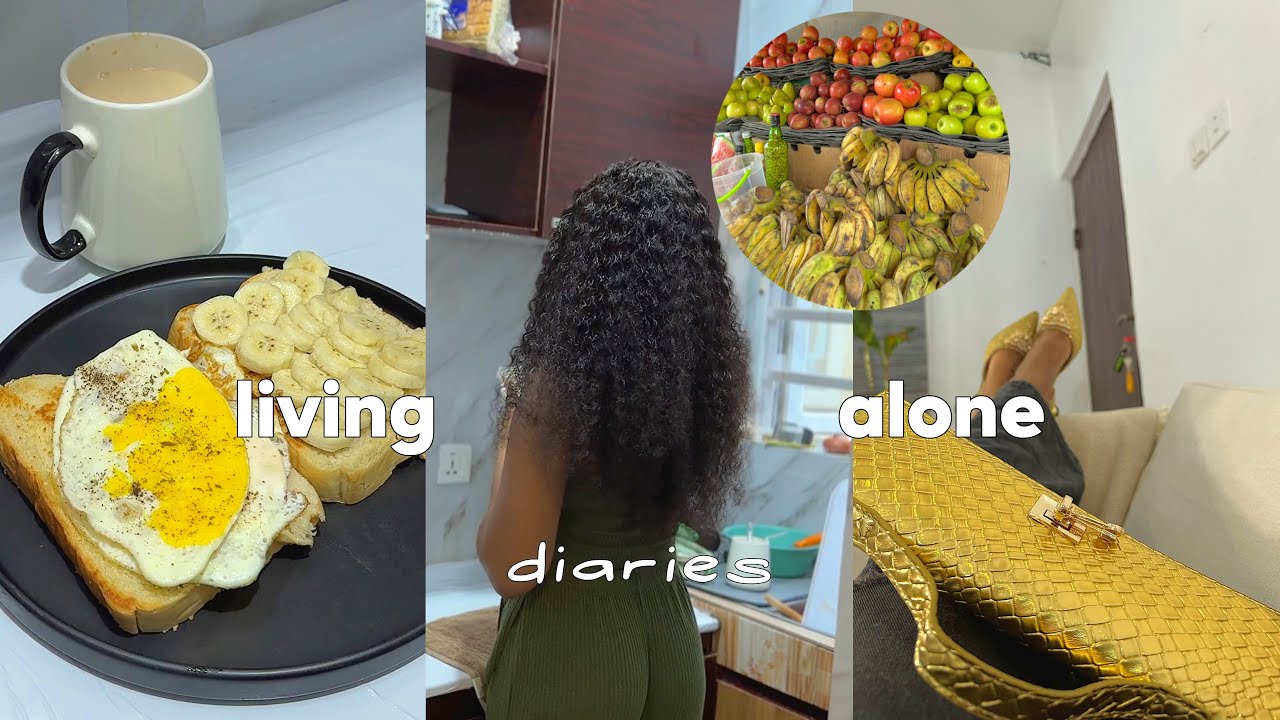 Living alone | Grocery | home cooking | days in my life | life of a Nigerian girl 