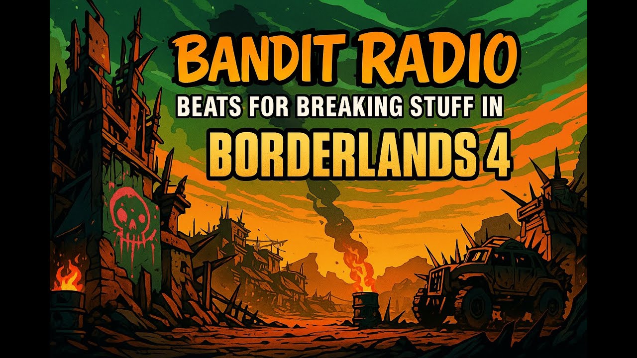 Bandit Radio: One Hour Of Beats For Breaking Stuff In Borderlands 4 // Post-Apocalyptic Industrial