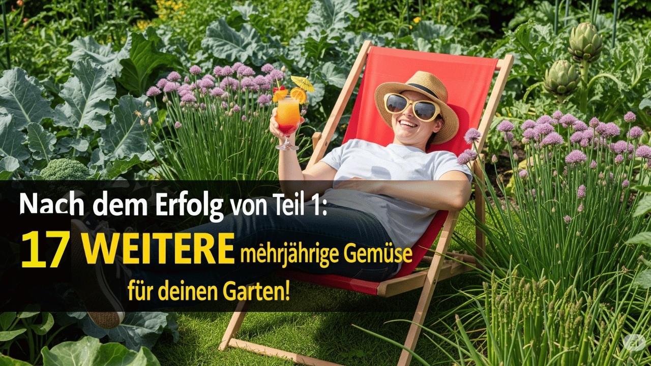 17 weitere Gemüse die du nur EINMAL pflanzen musst!