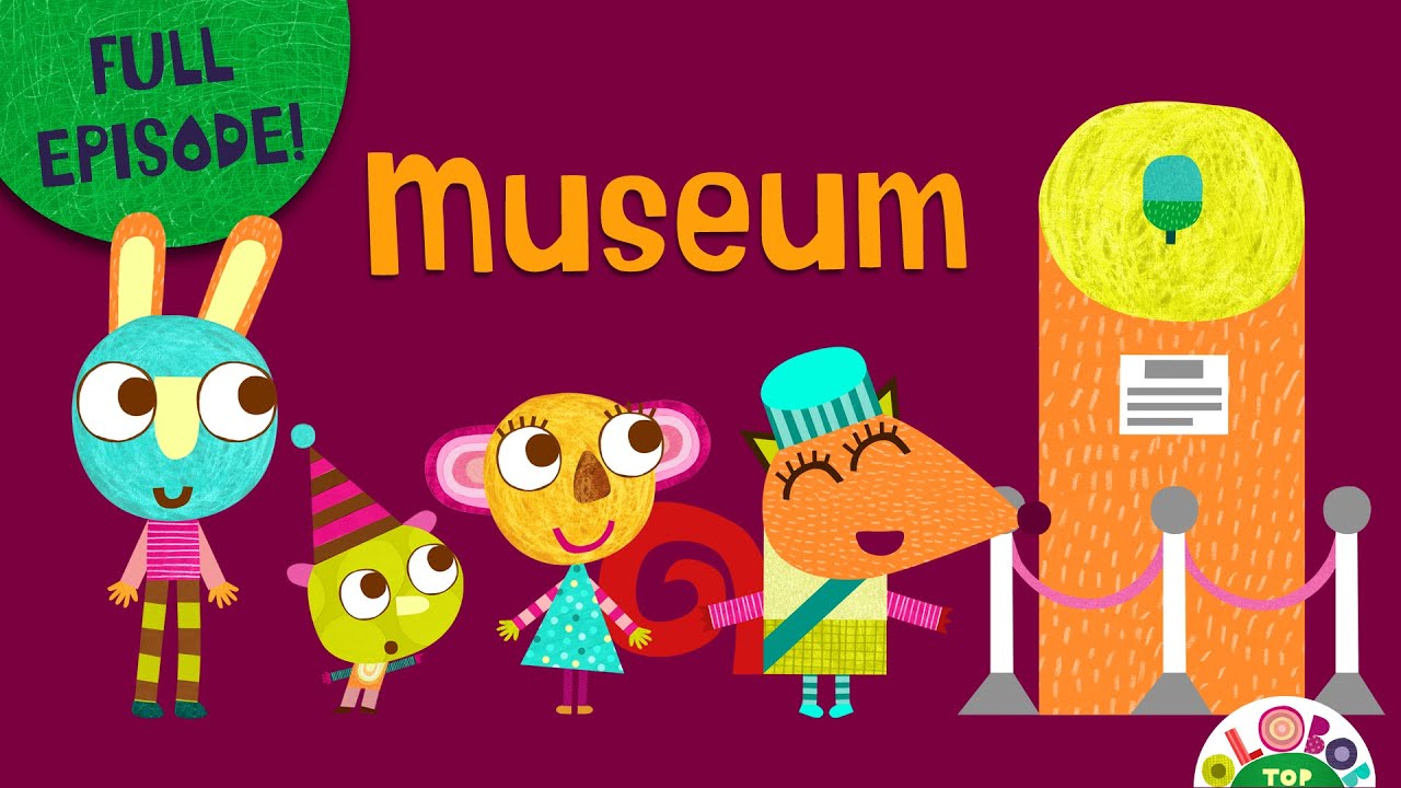 Museum - FULL EPISODE! Olobob ⌒ Top│#creativeplay #museum #artgallery