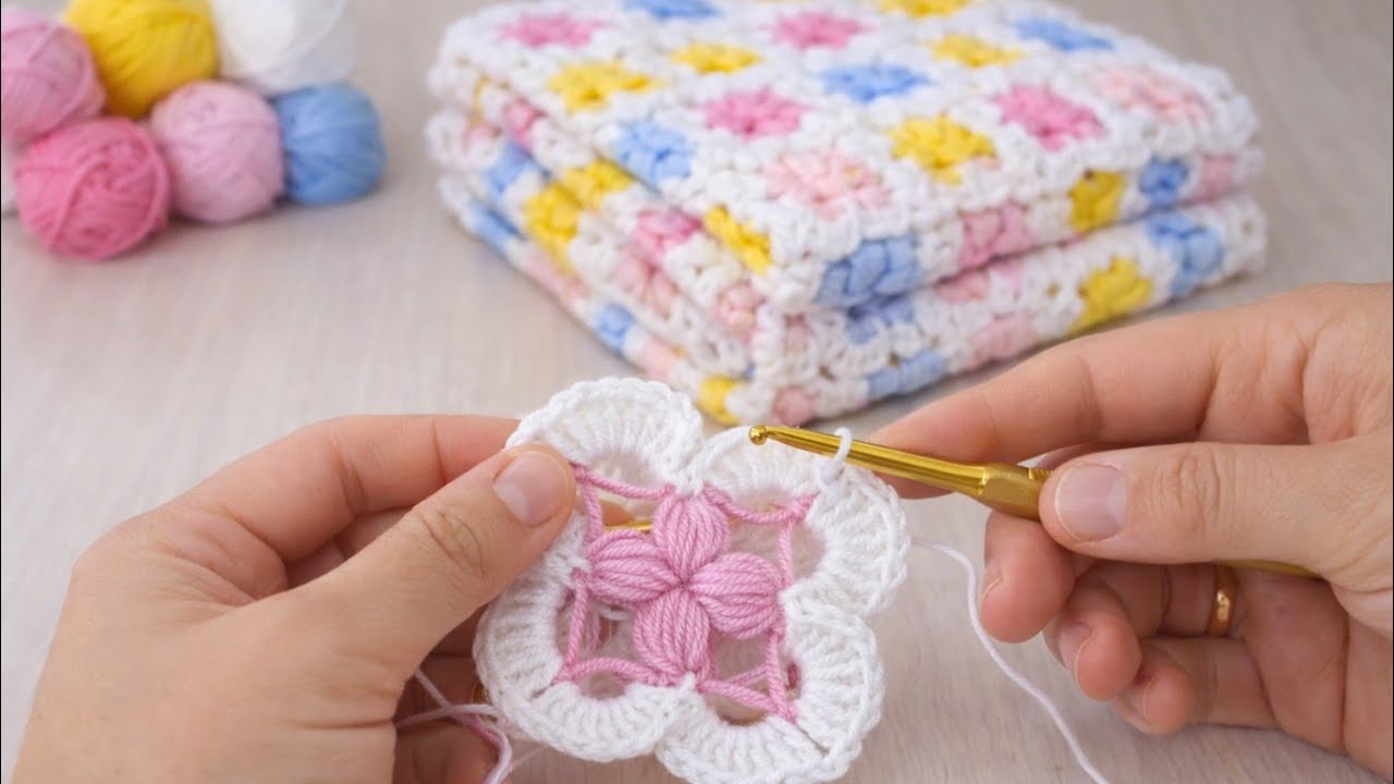 💖 Этот простой мотив для вязания крючком быстро раскупается! Идеально подходит для начинающих💰