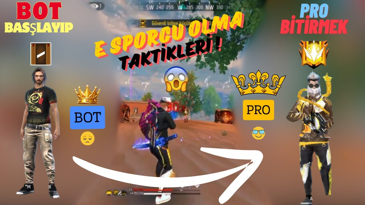 FREE FİRE E-SPORCU OLMA TAKTİKLERİ 2024 😱 NASIL PRO OLUNUR,  NASIL KAFA ATILIR ??