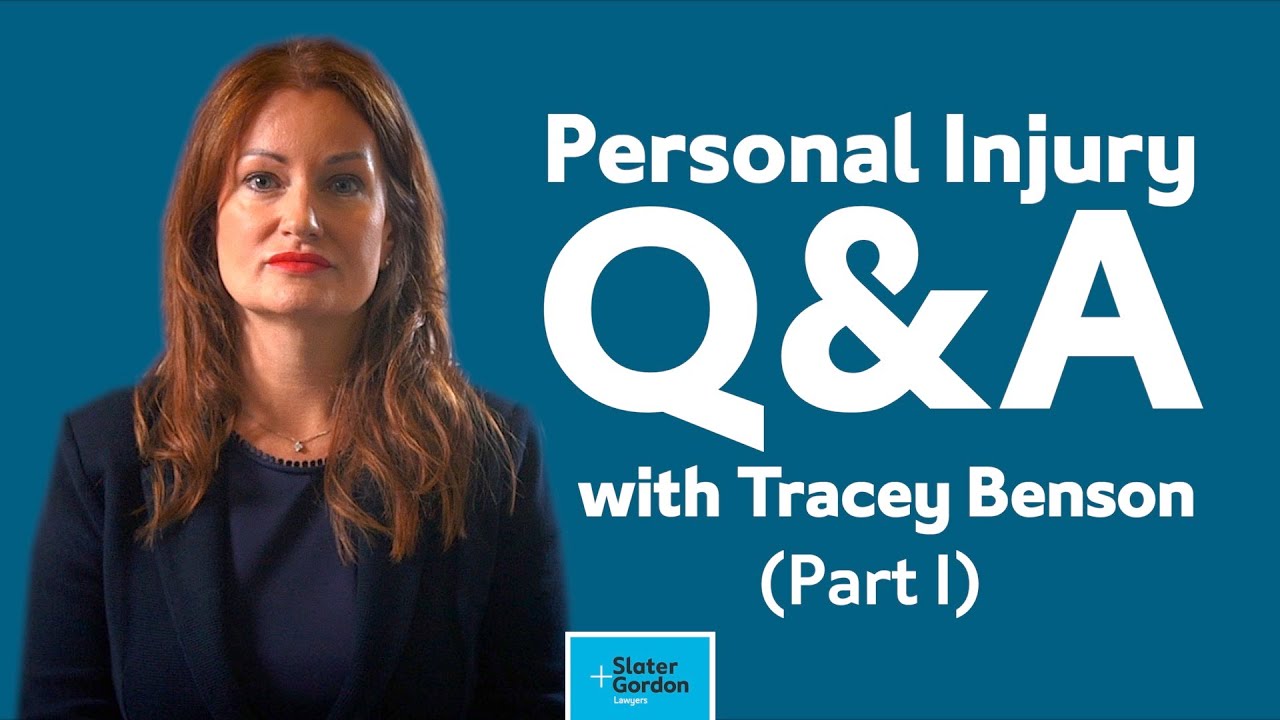 Personal Injury: Q&A with Tracey Benson (Part 1)