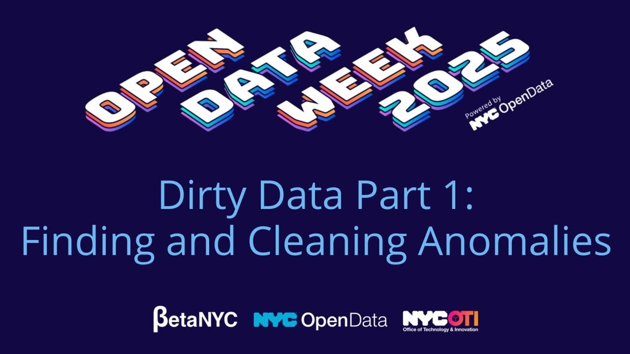 Dirty Data Part 1: Finding and Cleaning Anomalies